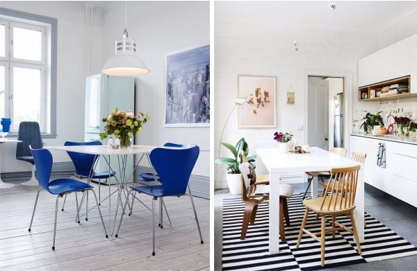 Panneau à l'intérieur de la cuisine scandinave Panneau à l'intérieur de la cuisine scandinave