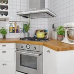 Campana extractora en la cocina.