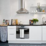 Rincón cocina de 14 metros cuadrados. Metros en estilo escandinavo.