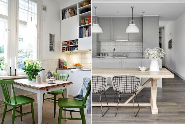 Cocina de estilo escandinavo.