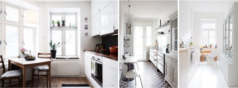 La superficie lucida dell'auricolare riflette la luce e aumenta la piccola cucina