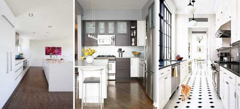 piso de cocina en estilo moderno