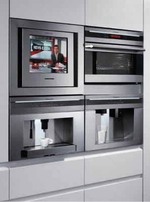 TV terbina dalam dapur TV terbina dalam dapur