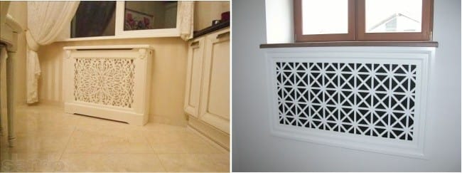 تصميم الشاشات المزخرفة للبطارية وأجهزة التدفئة