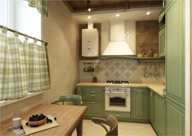 تصميم المطبخ مع موقد الغاز تصميم المطبخ مع موقد الغاز