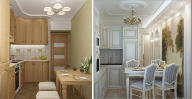Projet de conception d'une petite cuisine dans un style classique. Projet de conception d'une petite cuisine dans un style classique.