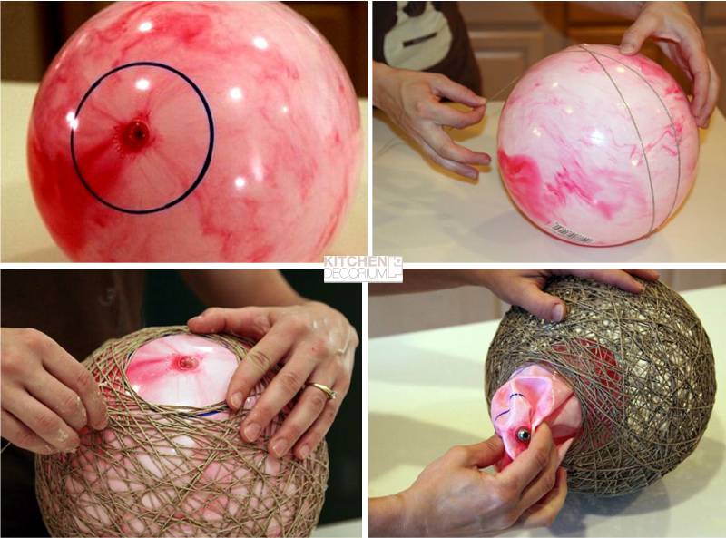 Кухненска лампа DIY