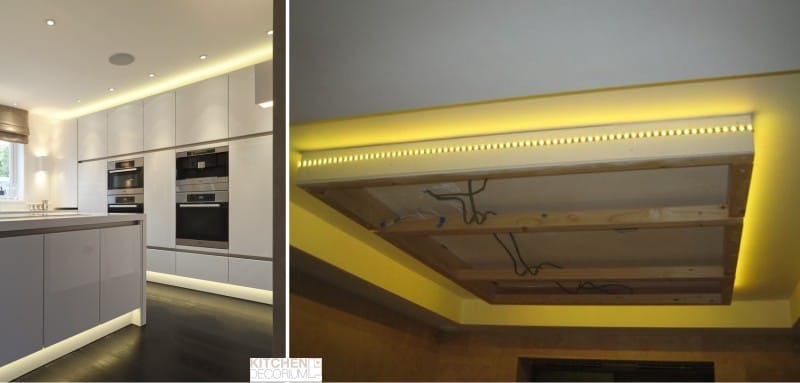 Luzes de teto LED cozinha