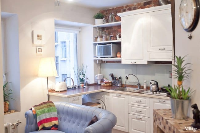 Réaménagement d'un petit appartement dans l'ancien stock - cuisine Réaménagement d'un petit appartement dans l'ancien stock - cuisine