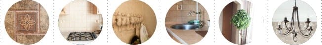 Rénovation d'une petite cuisine avec arche - détails intérieurs