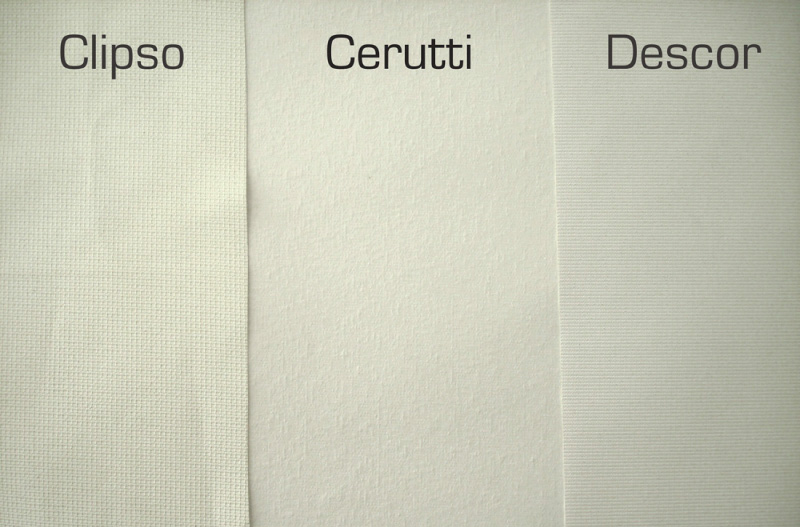 Tetos de tecido de diferentes fabricantes