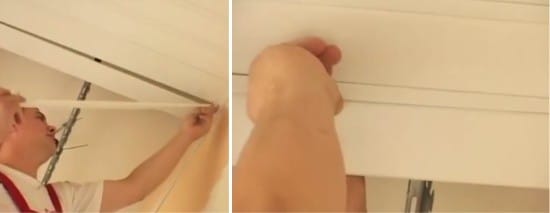 Instalação de insertos decorativos