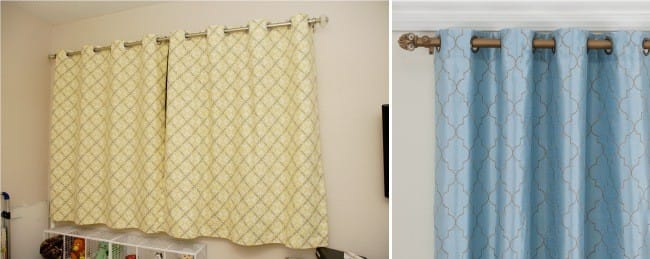 Màu sắc và kích thước của grommets cho rèm cửa nhà bếp Màu sắc và kích thước của grommets cho rèm cửa nhà bếp