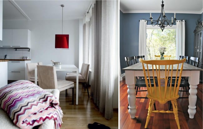 Rèm cửa màu xám và trắng trên grommet cho nhà bếp Rèm cửa màu xám và trắng trên grommet cho nhà bếp