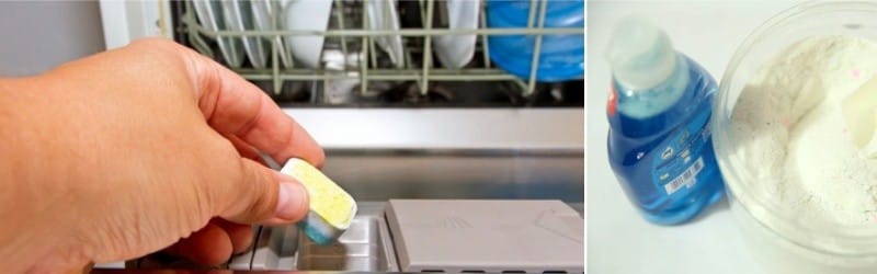 Detergentes para lavavajillas