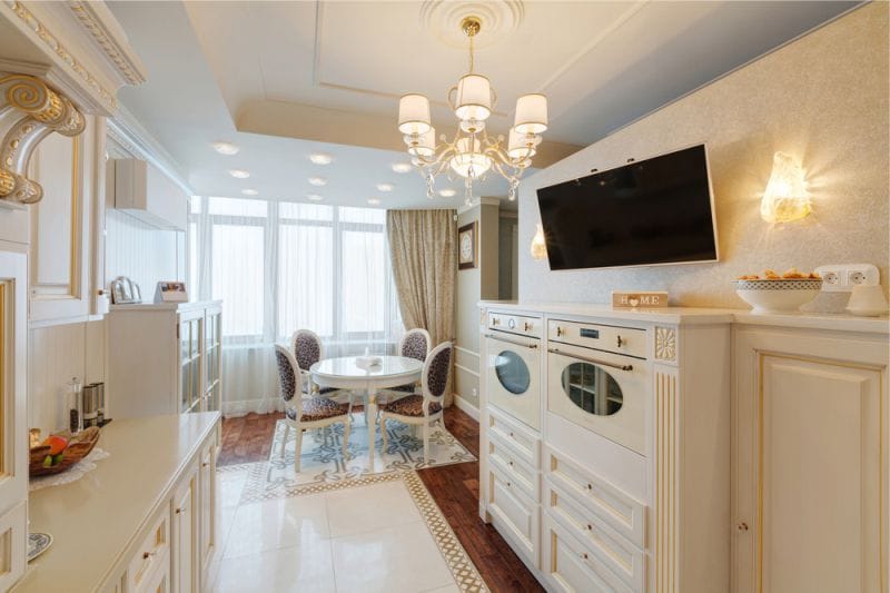 Zoneamento de cozinha com bay window