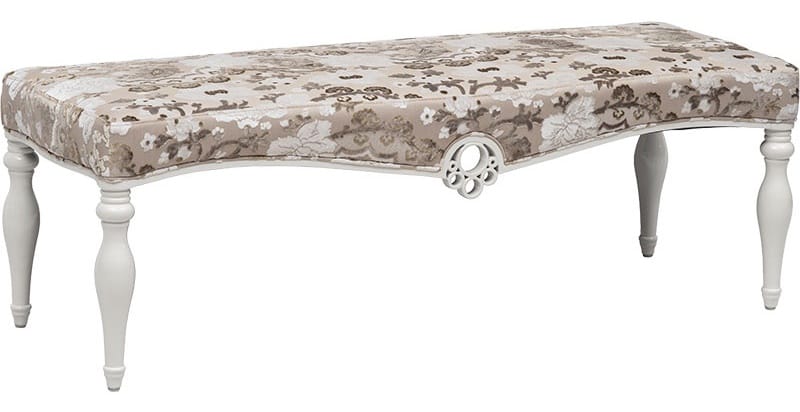 Banco estofado jacquard