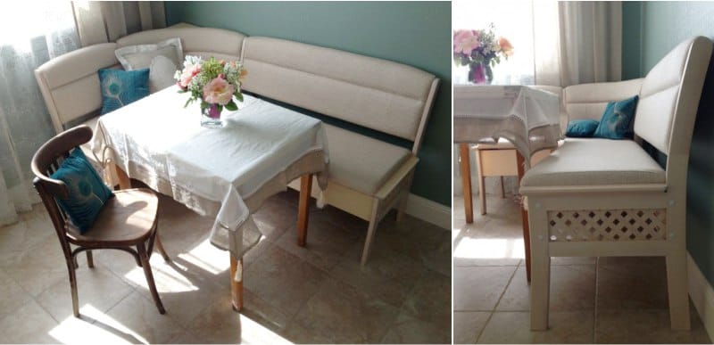 Angolo morbido della cucina all'interno