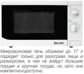 Microondas 17 l