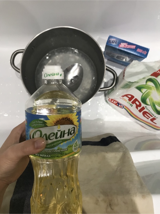 Fehérítés növényi olajjal