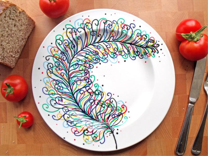 لوحات الرسم مع علامة - الأفكار