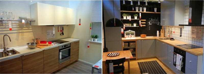 Küchen-Methode im Ikea-Showroom