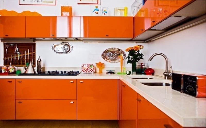 Oranje keuken
