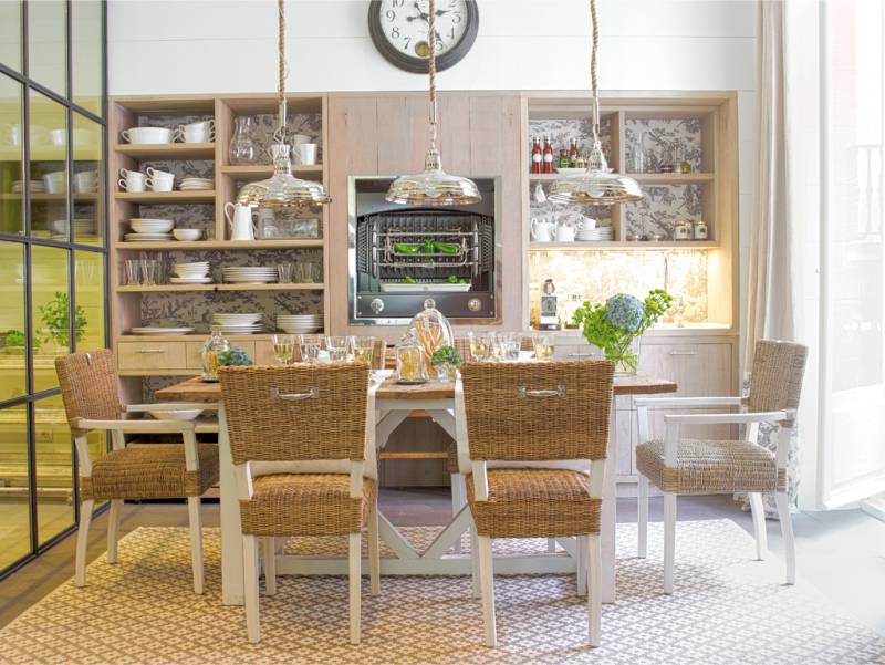 Rack de decoração para a cozinha