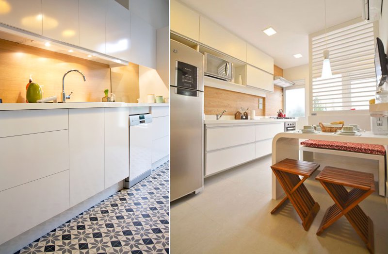 Aventais brilhantes de MDF