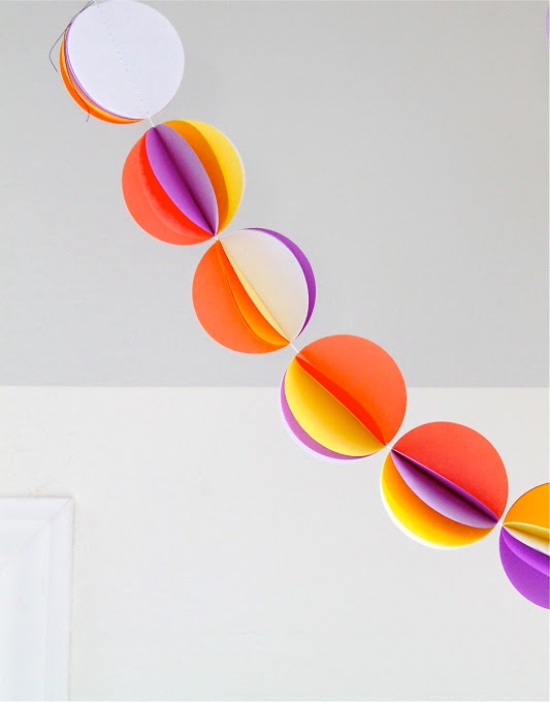 Paper ball krans