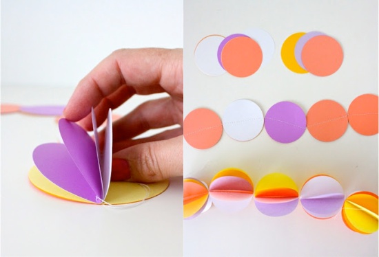 Paper ball krans