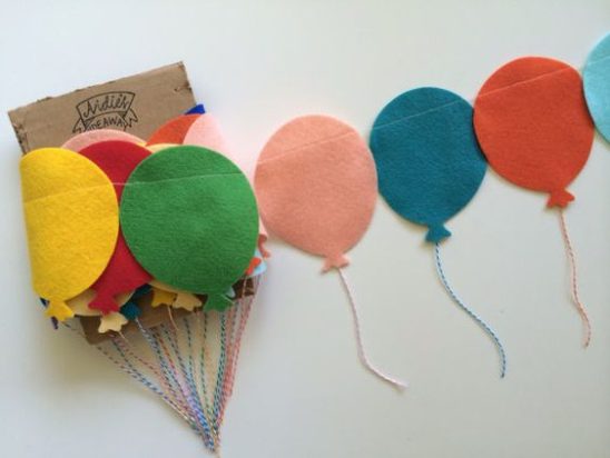 Følte ballonger