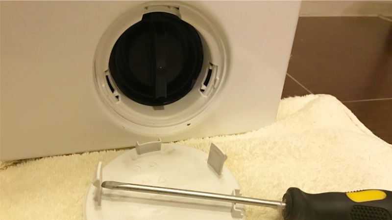 Cómo limpiar el filtro de desagüe de la lavadora