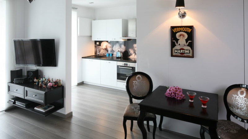 Zwart en wit keukendecor