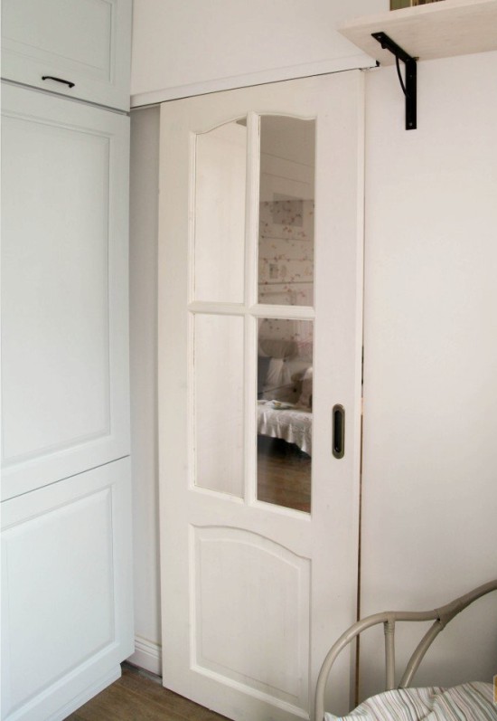 Cozinha com porta de correr