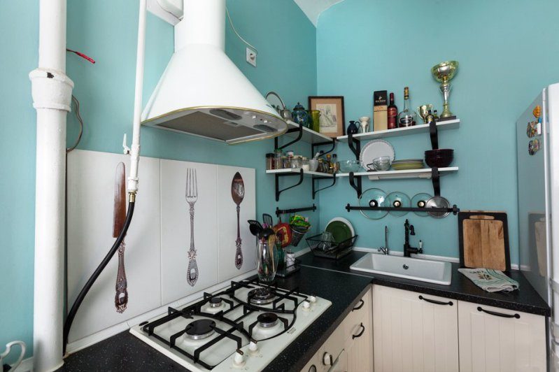 Encimera para cocina de esquina