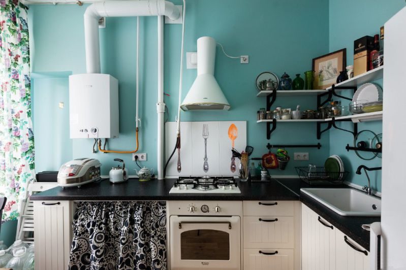 Encimera para cocina de esquina