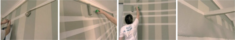 Escocés escocés pintura de pared etapa
