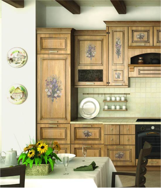 Decoupage innebygd kjøleskap