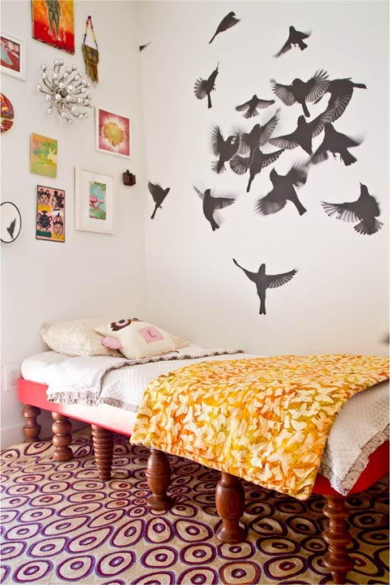 Pegatinas en la pared