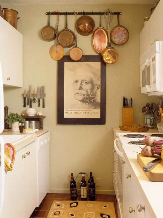 Decoração da parede em branco