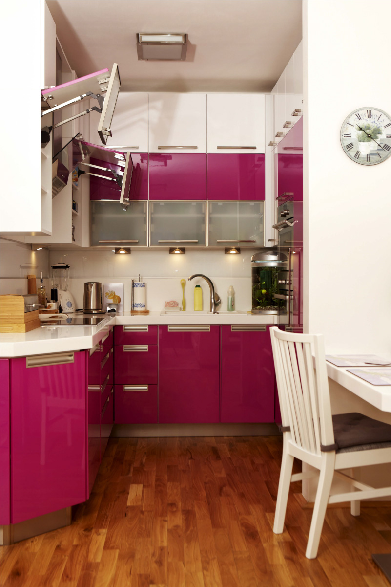 Cocina de color brillante