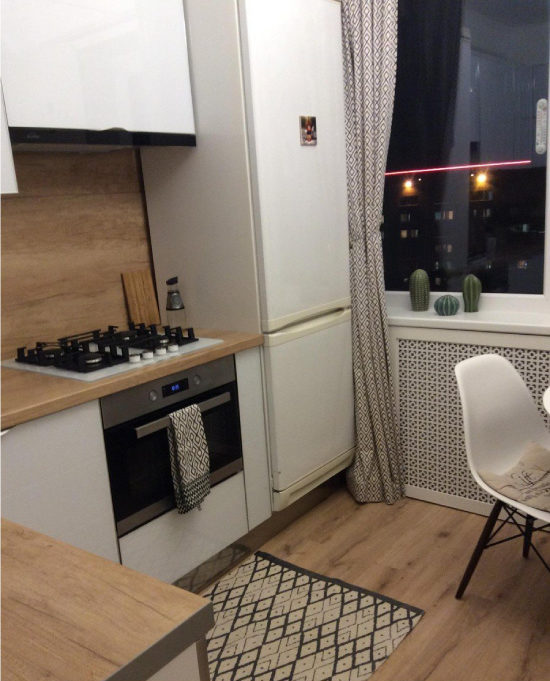 Witte kleine keuken 6.5 vierkant. m