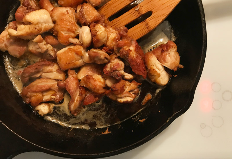 Stekt kylling for Pilau